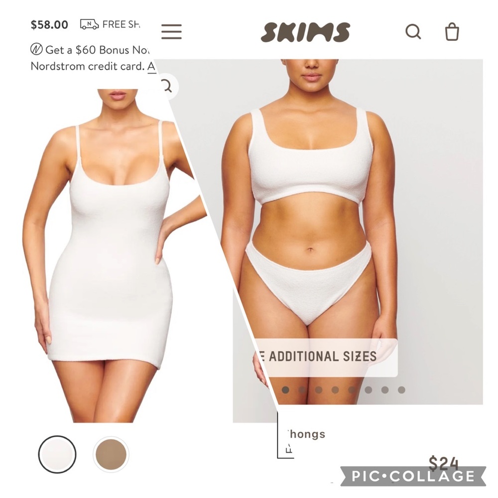 BNWT Terry Dress, Undies, and Bra (Will Separate)